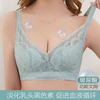 薄款大胸显小聚拢无痕透气内衣女防下垂文胸无钢圈收副乳性感胸罩