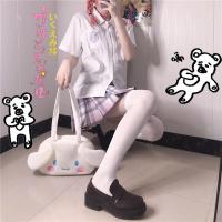 大腿袜子女长筒过膝ins潮春秋季薄款jk日系及膝中筒高筒瘦腿黑色