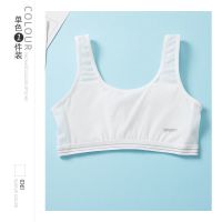 女童发育期小背心少女内衣学生初中透气9-12-13岁女孩薄|2件装（白色+白色） L（60-90斤）