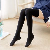 纯棉过膝袜子女日系学院风学生长筒高筒春秋冬季韩国大腿保暖袜套