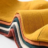 堆堆袜女纯棉秋冬韩国日系中筒袜春秋袜子女秋款全棉百搭长筒秋季