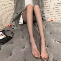 丝袜女薄款连裤袜夏季菠萝防勾丝超薄光腿神器jk性感黑丝裸腿白丝