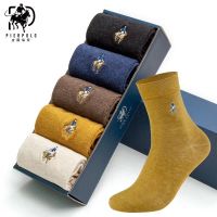 polo袜子男士中筒袜原宿素色长袜春夏防臭运动纯色棉袜潮
