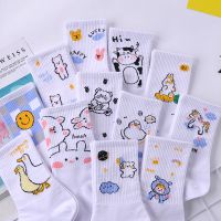 袜子ins女长筒秋冬百搭学院风网红运动男女韩版中筒袜原宿风长袜