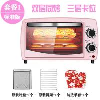 电烤箱家用多功能烘焙控温迷你法耐(FANAI)小型烤箱蛋糕披萨蛋糕小烤箱 12L公主粉标准版