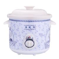 青花瓷电炖锅养生煲汤锅白瓷内胆玻璃盖法耐(FANAI)厨房电器电动锅宝宝煮粥煲 1.5L陶瓷盖(1~2人使用)