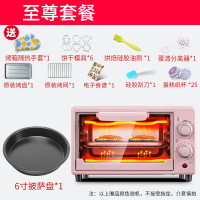 电烤箱家用 烘焙小型烤箱法耐(FANAI)多功能全自动迷你家用电烤箱干果机 红色