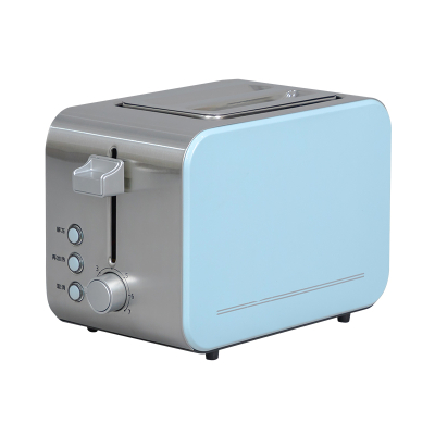 烤面包机双面片家用早餐机法耐(FANAI)全自动多士炉吐司机 蓝色