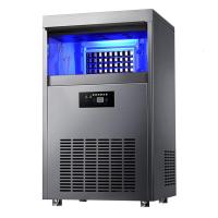 商用全自动制冰机奶茶店法耐(FANAI)大小型酒吧KTV方冰块制作机 接入桶装水 24小时产冰200公斤108冰格风冷