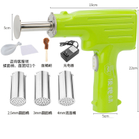 电动压面机家用饸饹机法耐(FANAI)小型河洛面饸烙机多功能面条机全自动 绿色充插两用款(3个面筒送刷子量杯)