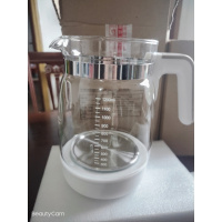 恒温调奶器法耐(FANAI)玻璃水壶配件鲁茜+小白熊0856/0857/5003+冠亲通 白色1200通用单壶配件无盖子