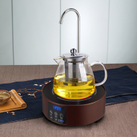 迷你电陶炉茶炉自动上水小型法耐(FANAI)抽水小电磁炉泡茶光波煮茶器家用 锤纹金炉+鸭嘴煮茶壶
