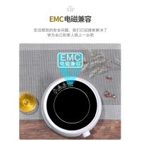 电陶炉法耐(FANAI)家用泡茶迷你玻璃小型烧水煮茶炉光波炉煮茶器 典雅白+侧把玻璃壶