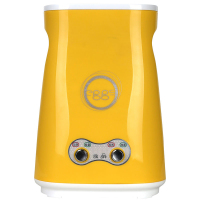 全自动蛋包肠机家用早餐神法耐(FANAI)器双筒蛋肠机双层煮蛋器蛋卷鸡蛋杯 双管黄色