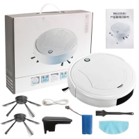 智能扫地机器人法耐(FANAI)家用全自动扫地拖地吸尘三合一体机  白色升级款(店长推荐)1800pa大吸力