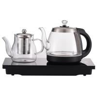 全自动上水壶电热烧水壶泡法耐(FANAI)茶专用茶台家用保温抽水煮器电茶壶 黑色