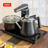全自动上水壶法耐(FANAI)电热烧水壶泡茶专用抽水式茶台家用功夫茶具器电磁炉 [防烫A款]黑色