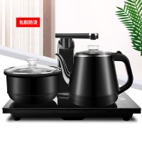 全自动上水壶法耐(FANAI)电热烧水壶泡茶专用抽水式茶台家用功夫茶具器电磁炉 【防烫款】黑色