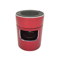 除烟味烟灰缸室内桌面空气净化器法耐(FANAI)办公室吸烟净化器小型家用 红色(枣红色)