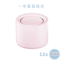 宠物饮水机自动循环过时光旧巷滤喝水器猫咪狗狗用品智能饮水器 少女粉+滤芯12片