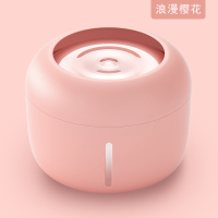 猫咪饮水机流动活水自动循环时光旧巷智能喝水不湿嘴水碗宠物用喂水器 普通款-浪漫樱花