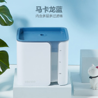 猫咪饮水机自动循环饮水器时光旧巷猫咪狗喝水宠物智能饮水机猫咪用品 马卡龙蓝(内含滤芯)