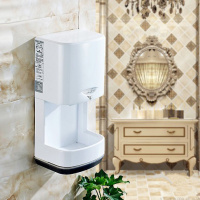 高速干手机 全自动感应干手器时光旧巷 烘手机 烘手器 带工作指示灯白色/带托盘