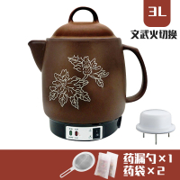 发煎药壶煲全自法耐(FANAI)动熬药锅电煲壶砂锅煎中医壶家用药罐 3L红壶（陶瓷发热体无鸣音）