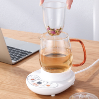 多功能养生壶小型办公法耐(FANAI)室全自动陶瓷mini家用花茶壶迷你1人2 底座+0.7L玻璃壶(玻璃滤胆)