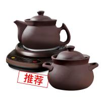 小型紫砂家用煎药法耐(FANAI)壶壶煎中医煲药全自动电熬药砂 【推荐】5L壶A（ZS）+5.5L煲C（ZS）+赤底座A
