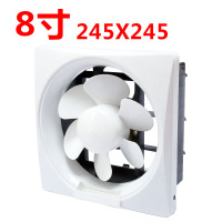 亿望8寸换气扇排气扇卫生间抽风机家用厨房百叶窗式油烟风扇 军绿色