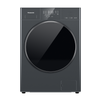 松下滚筒洗衣干衣机XQG100-CD302 钛晶灰 量子银除菌 6维减震