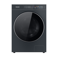 松下全自动10kg洗干一体机XQG100-VA168双智投nanoeX钛晶灰AG玻璃前控智能APP烘干7kg