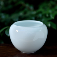 水盂 茶洗 水洗 玉泥瓷 甜白釉 景德镇纯手工陶瓷茶具