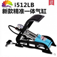 舒适主义车载轮胎充气泵 汽车用便携式打气泵 双缸脚踩打气筒 摩托车 双缸脚踩4512LB(精准表)