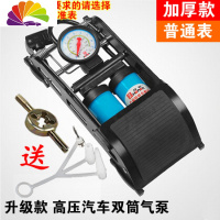 舒适主义车载打气泵 车用大力神脚踩双缸充气泵 脚踏双筒 汽车高压打气筒 欧耐445S双缸加厚款