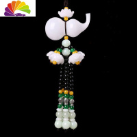 舒适主义车载香水葫芦汽车挂件出入平安车上后视镜貔貅吊坠车内装饰品摆件 白玉空心葫芦(送香水)