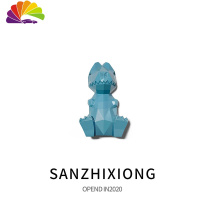 舒适主义小恐龙车载香水可爱汽车出风口香水夹香薰车内饰品摆件扩香石淡香 小恐龙出风口香水-蓝色