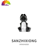 舒适主义小恐龙车载香水可爱汽车出风口香水夹香薰车内饰品摆件扩香石淡香 小恐龙出风口香水-黑色