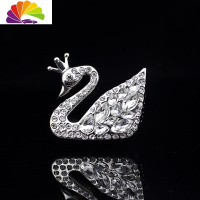 舒适主义车载香水出风口香水夹汽车创意天鹅空调风口用品香薰车内女士装饰 白色皇冠天鹅[右]