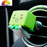 舒适主义猪小P汽车出风口香水猪小屁车载空调口香薰 车用车内车上车里装饰 哈密瓜超人车用香水