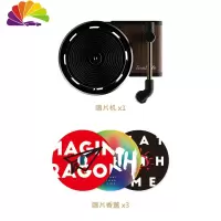 舒适主义汽车内香水装饰品空调出风口抖音同款摆件复古留声唱片机车载香薰 复古香薰唱片机[3片香薰]车用香水
