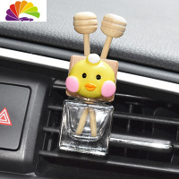 舒适主义可爱车载空调香水夹汽车出风口液体香水卡通装饰车内创意小饰品女 风口夹网红鸭头车用香水