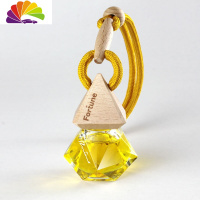 舒适主义汽车香水车载香薰挂件挂式香水瓶逻辑男女车用假日淡香郎 晶钻瓶财富-黄色-柠檬味车用香水