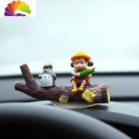 舒适主义龙猫小梅车载香薰夹装饰汽车内饰香水出风口夹创意可爱车载饰品 小梅龙猫摆件车用香水