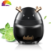 舒适主义车载香水女汽车出风口车用桂花邂逅精油空瓶子可爱猪蓝风铃 平安金鹿-浪漫邂逅