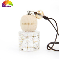 舒适主义车载香水挂件汽车香水悬挂式淡香薰精油吊坠车内用装饰品摆件 雨后清晨(视频内圆形瓶子,送1瓶补充液)清淡香男女