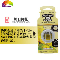 舒适主义汽车出风口香水夹 车载车内除异味车用香水香氛 媚日鲜花