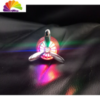 舒适主义空军一号二2号三3号汽车载出风口香水香薰小风扇旋转香氛车内装饰 红色升级版(送1只香片)车用香水