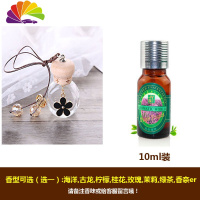 舒适主义车载香水挂件空瓶自装汽车香水吊坠车内车用精油瓶香水瓶淡香 五叶草黑色(带香水)